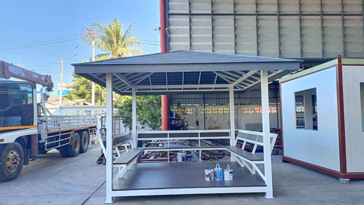 ศาลาไม้เทียม