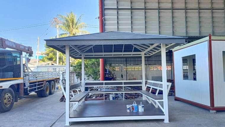 ศาลาไม้เทียม